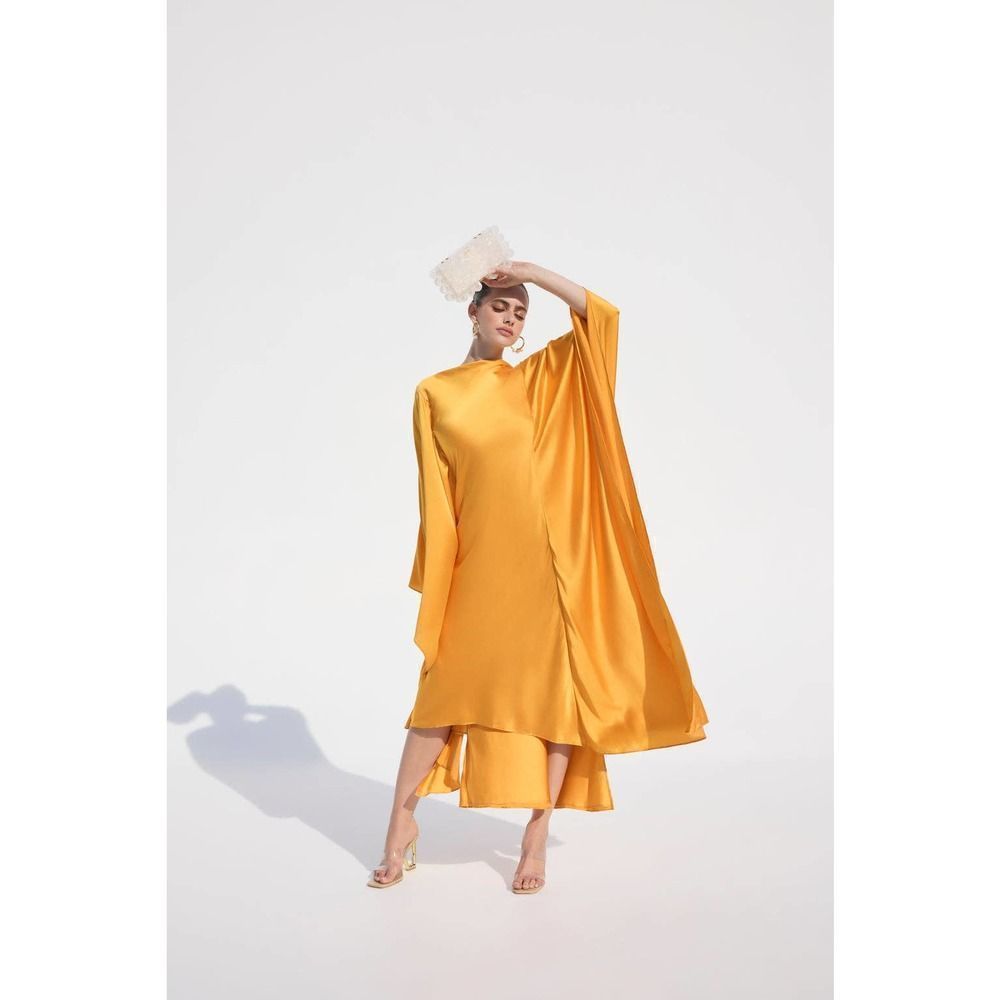 cult gaia Golden Yellow Maxi Dress